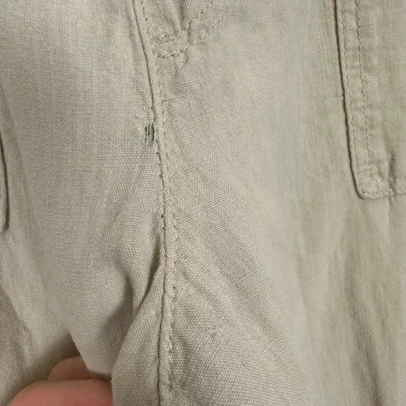 BDG Urban Outfitters Lightweight Cargo Pants Baggy Tan Women's Size Large - Picture 4 of 5